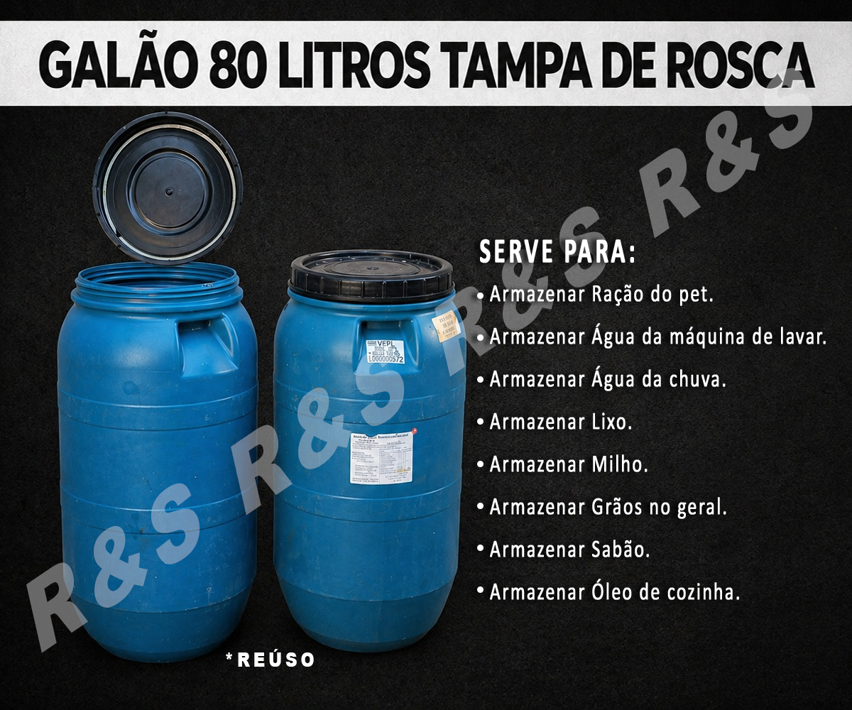 Galão 80 litros